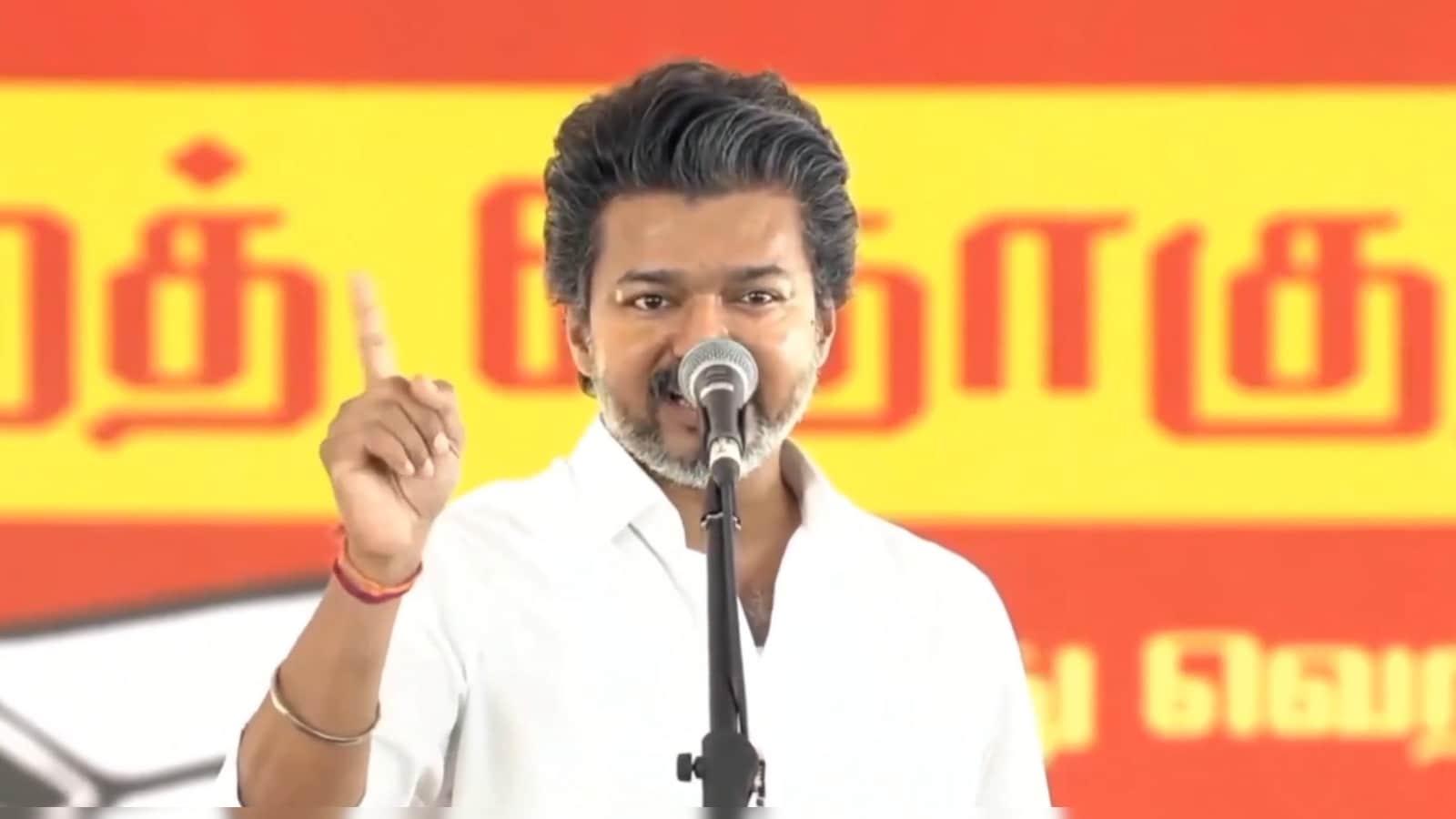 Tamil Nadu CM Vijay Conducts Dharapuram Bypoll Roadshow Amid Opposition Criticism