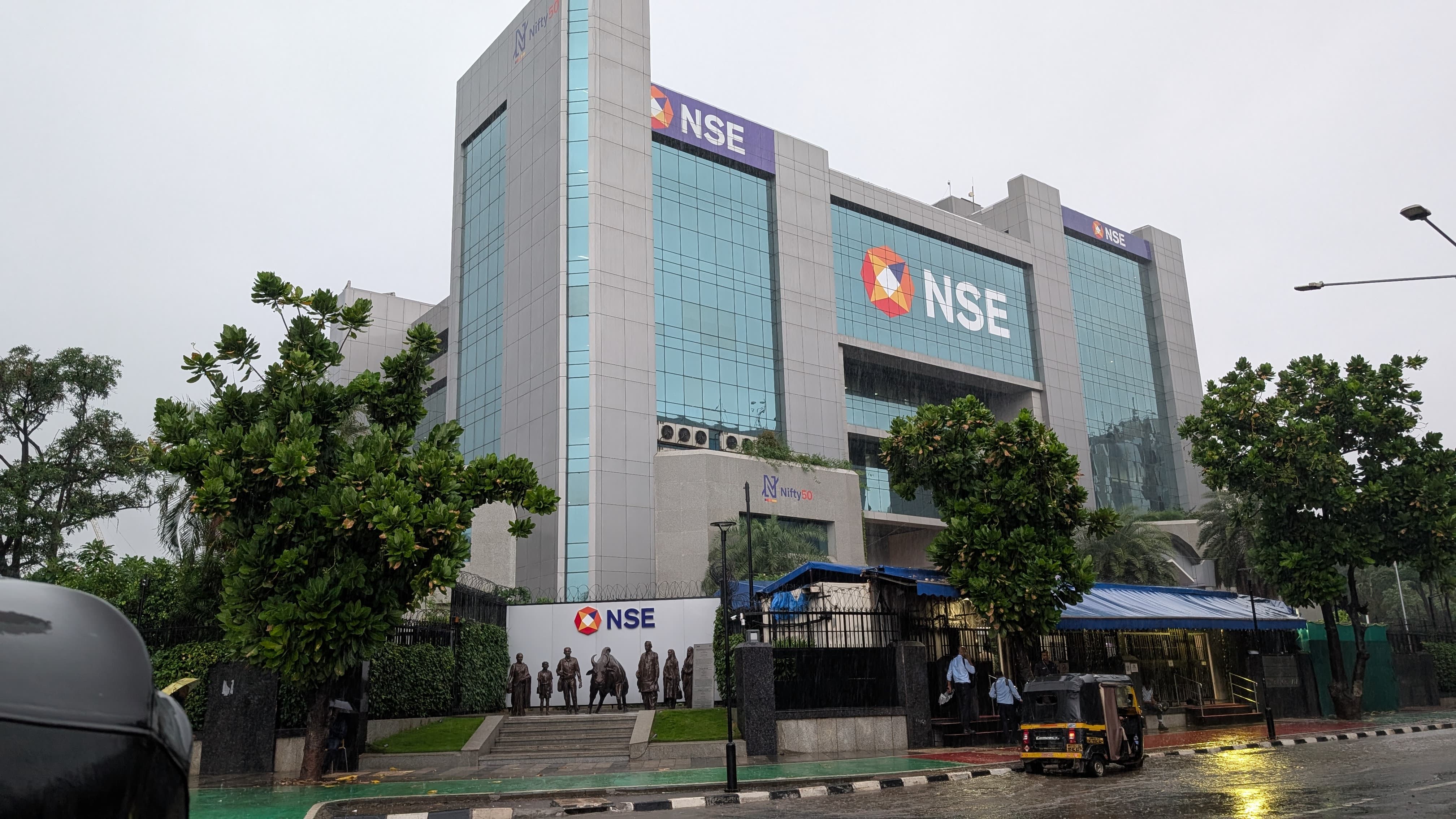 NSE shares rise over 5% after muted listing on BSE