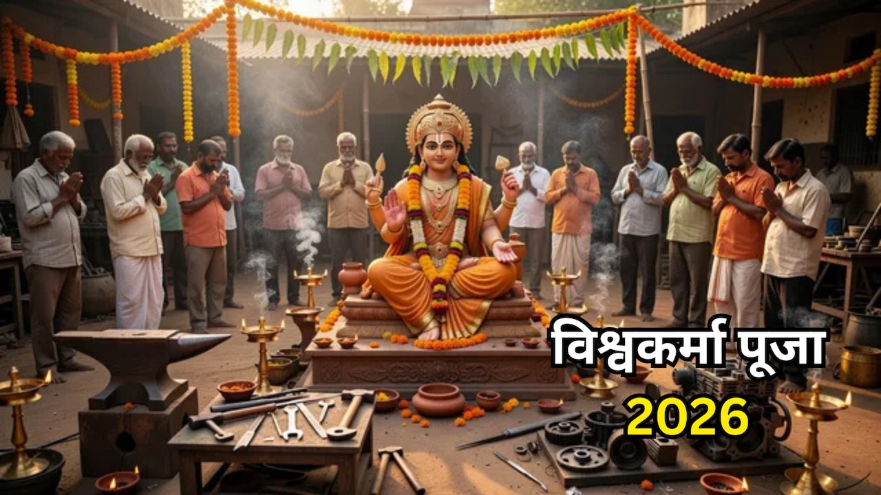 Vishwakarma Puja 2026: कारोबार में तरक्की के लिए ऐसे करें भगवान विश्वकर्मा की पूजा, नोट कर लें शुभ मुहूर्त