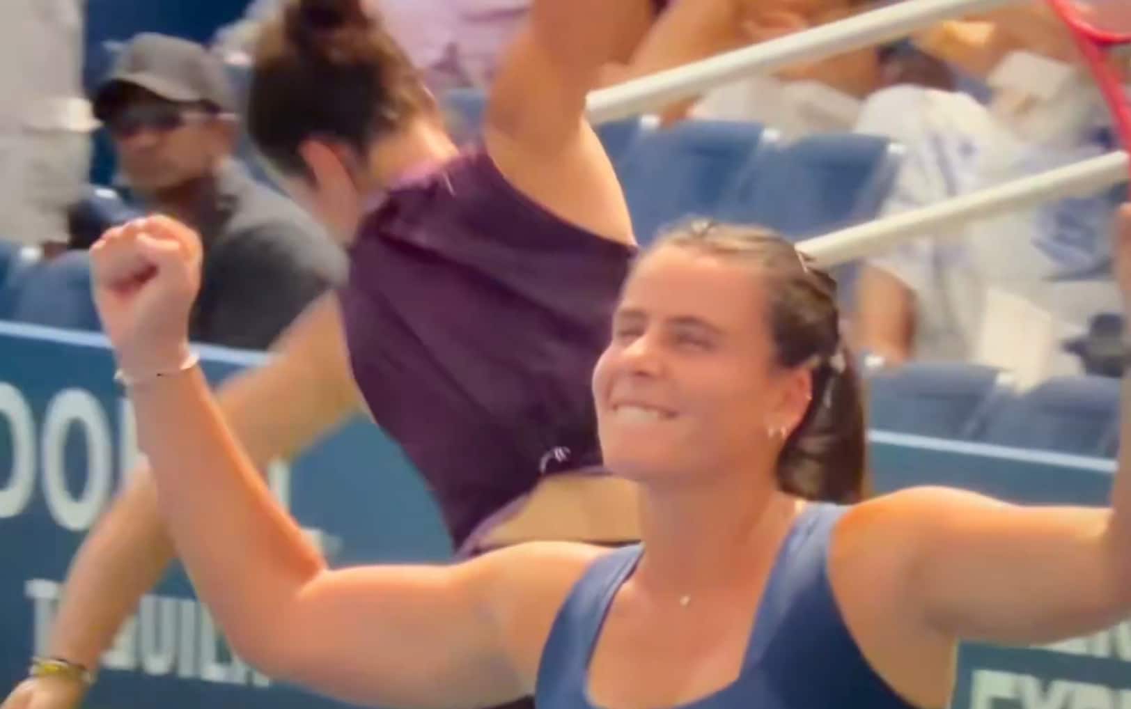US Open match video between Navarro and Boisson goes viral online