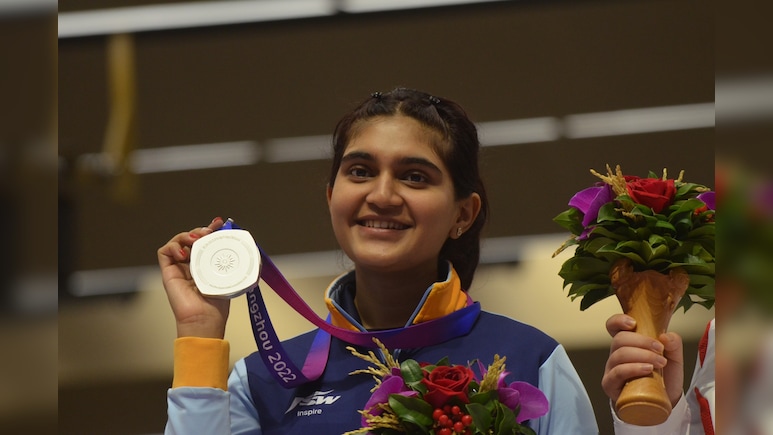 India's Esha Singh Shoots Her Way To Silver, Misses Gold By A Whisker In Women's 25m Pistol