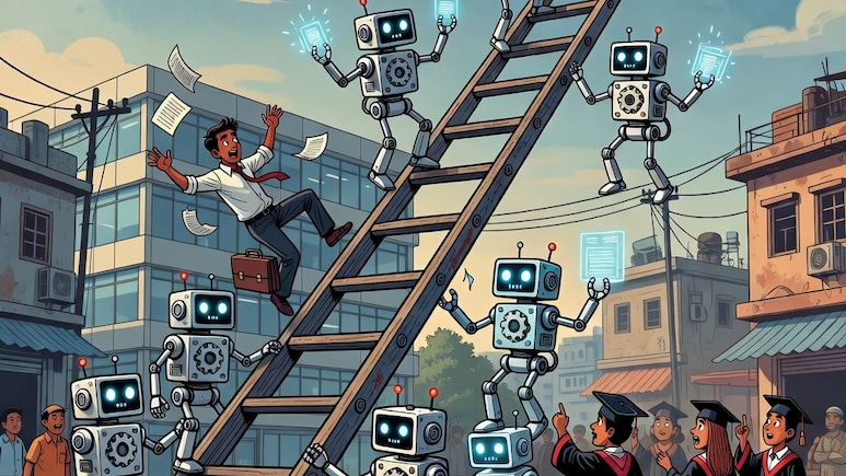 Middle-Class Career Ladder Is Changing: What Happens When AI Takes Over Entry-Level Work