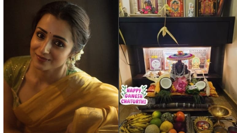 Trisha Misses Ganpati Celebrations At Home After Attending Ajith's Race With Vijay