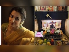 Trisha Misses Ganpati Celebrations At Home After Attending Ajith's Race With Vijay