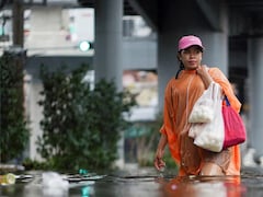 Bangkok Under Waist-Deep Water As Thailand Gets Month's Worth Of Rain In Days