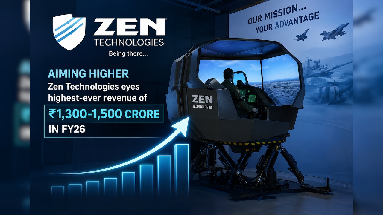Zen Technologies Eyes Record Rs 1,300-1,500 Crore Revenue In FY26 On Simulator Order Rebound: CMD