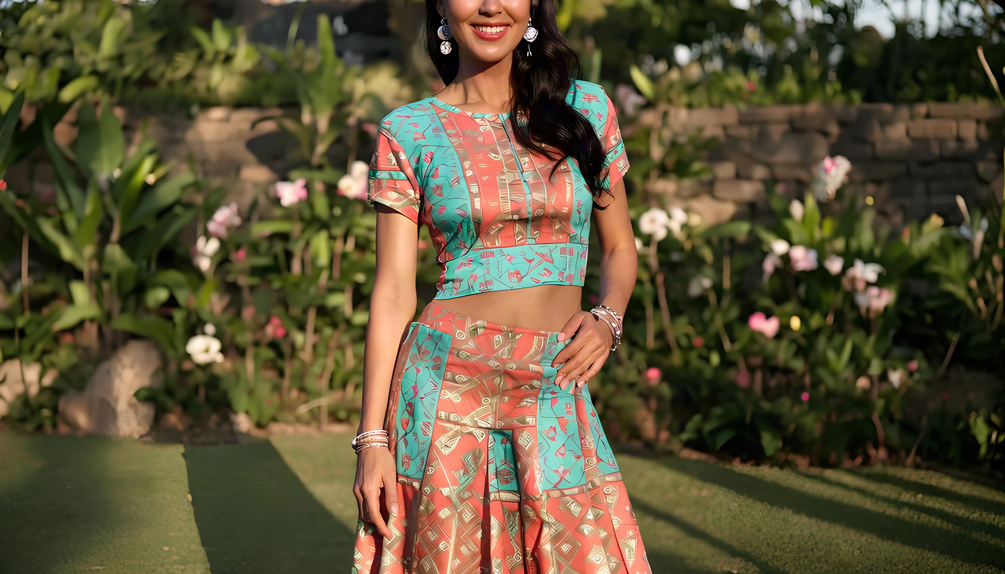 5 Best Crop Top and Skirt Sets for a Gen-Z Garba Look