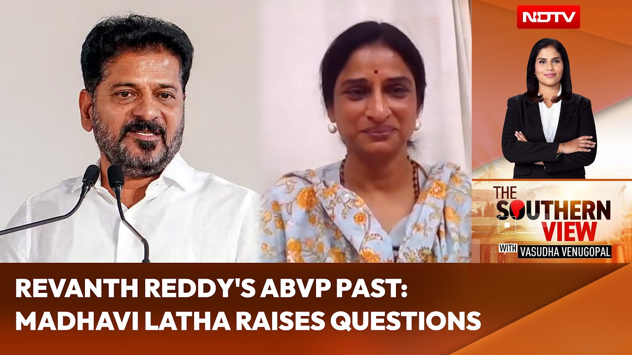 Revanth Reddy's ABVP Past: Madhavi Latha Raises Questions