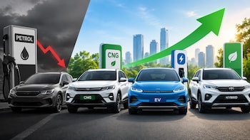 India's Car Market Shifts As CNG, Hybrids And EVs Overtake Petrol: Report