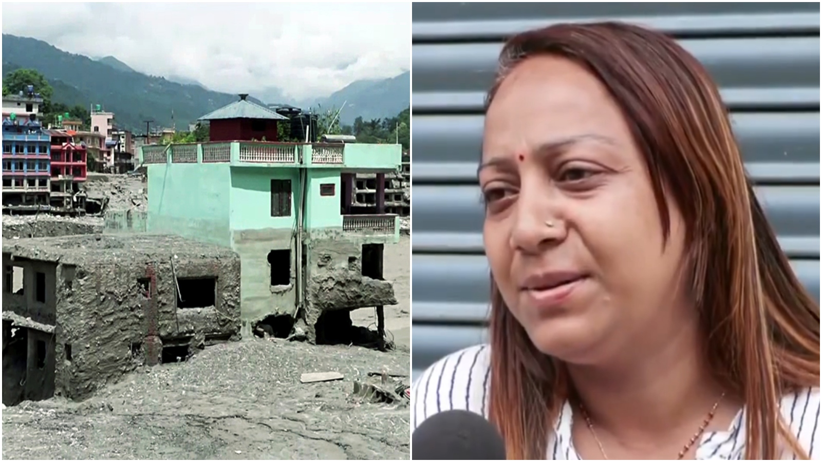 नेपाल बाढ़ में बचे इकलौते 'हरे मकान' की मालकिन ने बताई आंखों देखी कहानी, बोलीं- 'हमें दूसरा जन्म मिला है'