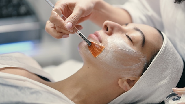Breakouts after a facial from exposure to harsh chemicals needs skin protection