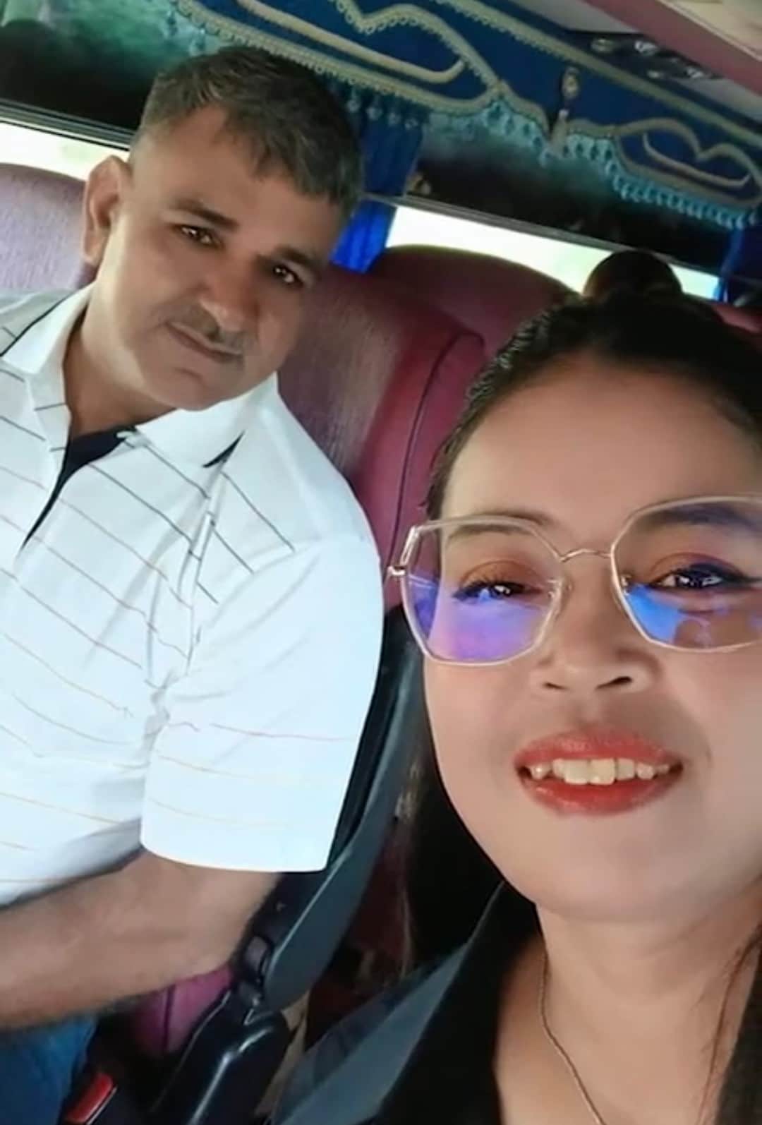 कंबोडियाई पार्टनर मेटा चान के साथ गैंगस्टर मैनपाल बादली की पुरानी तस्वीर.