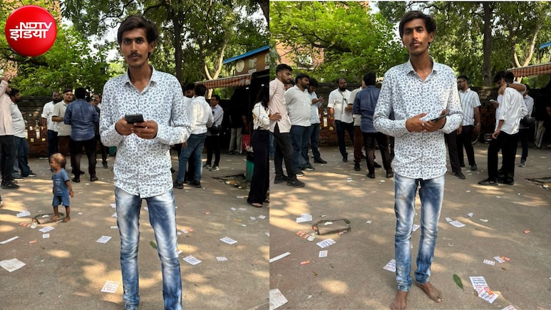 ABVP की जीत तक नहीं पहनेगा चप्पल, DU के छात्र ने लिया अनोखा संकल्प&nbsp;