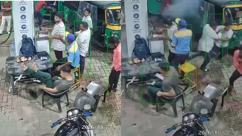 Video: Petrol Pump Worker Killed As CNG Refuelling Pipe Bursts In Jharkhand