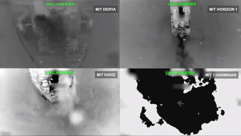 US-Iran Tensions Escalate: Five Iranian Oil Tankers Destroyed After Attack On Navy Warship, Says Centcom