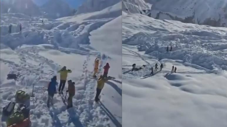 Video Emerges From Snow-Covered Nepal Peak Where 4 Died In Avalanche