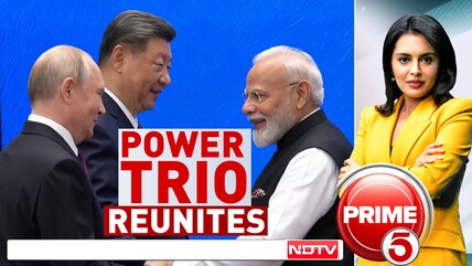 PM Modi, Putin & Xi Together Again: Big Moment At SCO Summit