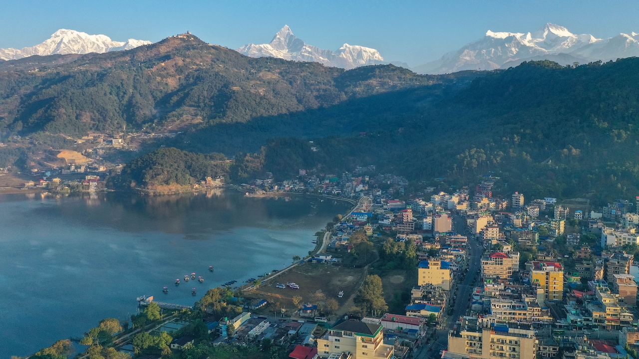 Pokhara in Nepal is famous for adventure activities. Pokhara in Nepal is famous for adventure activities.