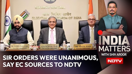 SIR Orders Were Unanimous, Say EC Sources To NDTV