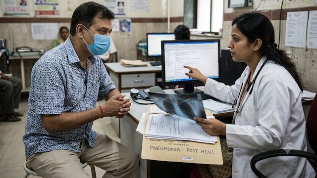 Pneumonia after H1N1 can raise chances of developing health complications