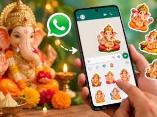 Ganesh Chaturthi WhatsApp Stickers: ऐसे डाउनलोड करें और भेजें गणपति बप्पा के स्टिकर