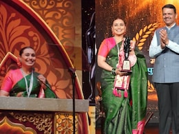 Rani Mukerji Honoured At Maharashtra State Film Awards, Actor Speaks In Marathi