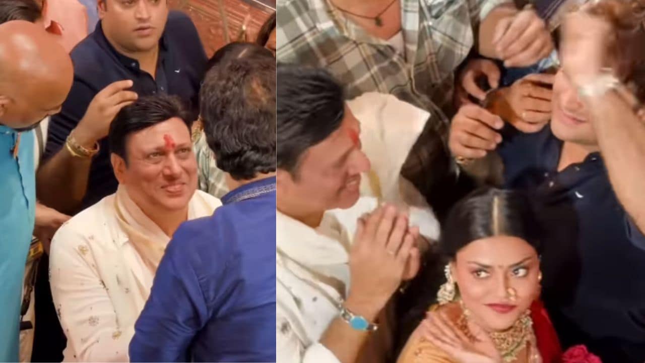 अफेयर के आरोप के बीच इस हीरोइन के साथ गणपति बप्पा के दर्शन करने पहुंचे गोविंदा, वीडियो वायरल
