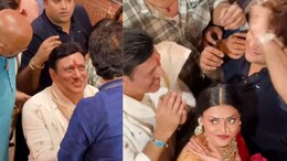 अफेयर के आरोप के बीच इस हीरोइन के साथ गणपति बप्पा के दर्शन करने पहुंचे गोविंदा, वीडियो वायरल