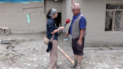 The River Took Everything: Nepal Flood Survivor Stands Where His Home Once Was