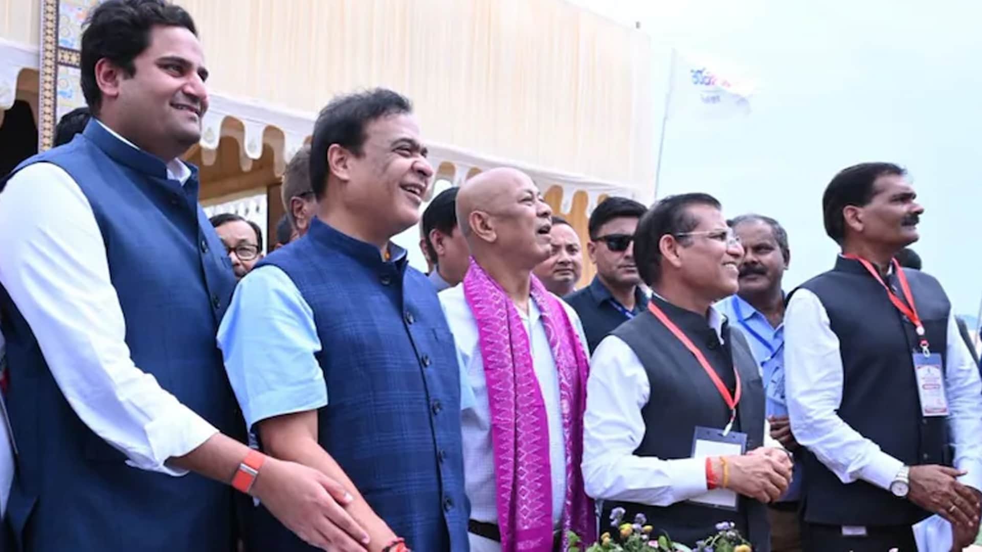 Himanta Sarma Lays Foundation Stone For Adani Power's 3,200 MW Assam Project