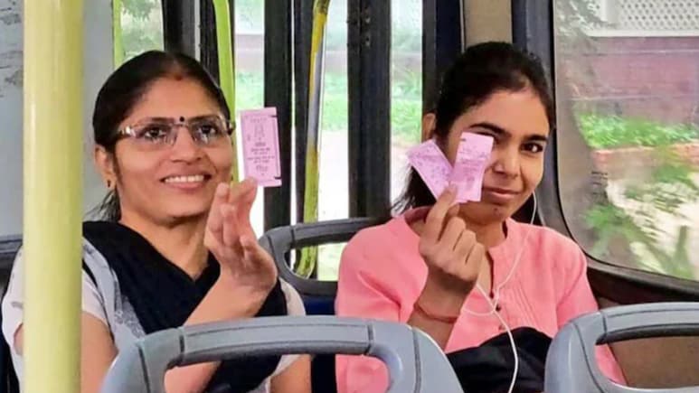 Delhi Government Extends Paper-Based Pink Ticket System For Women
