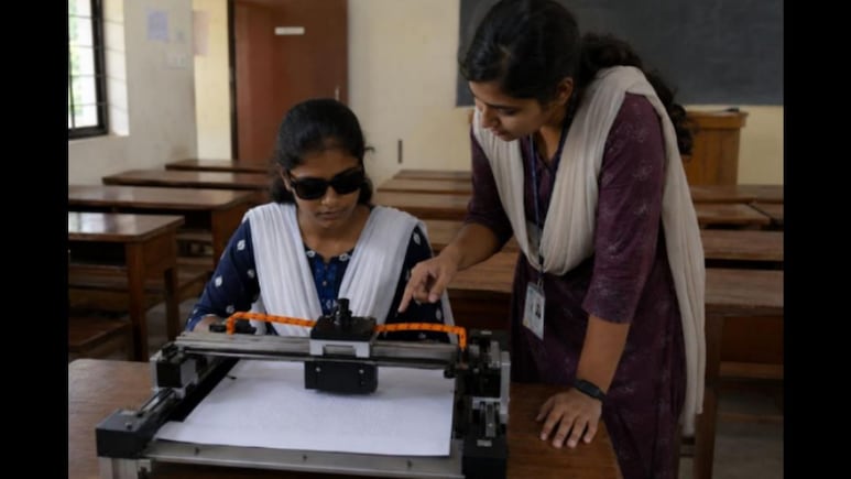 Voice To Braille: Andhra Student's Innovation Helps Visually Impaired Write
