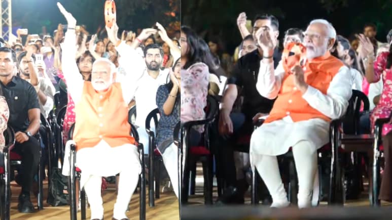 "Spectacular": PM Modi Takes Part In Bhajan Clubbing Event In Delhi
