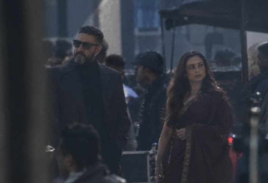 Rani Mukerji and Abhishek Bachchan photo from King set allegedly leaks online