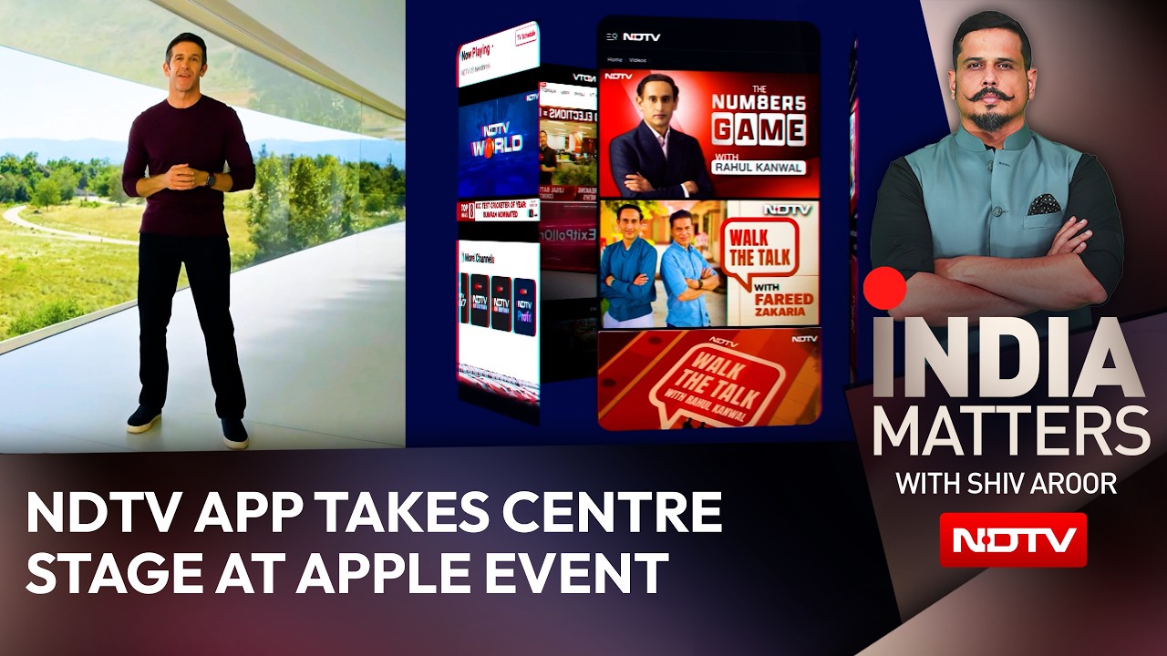 NDTV App Takes Centre Stage At Apple Event: A Global Tech Showcase