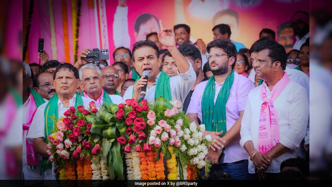 KTR Sets September 14 Deadline, Threatens Padyatra Over Nagarjuna Sagar Water