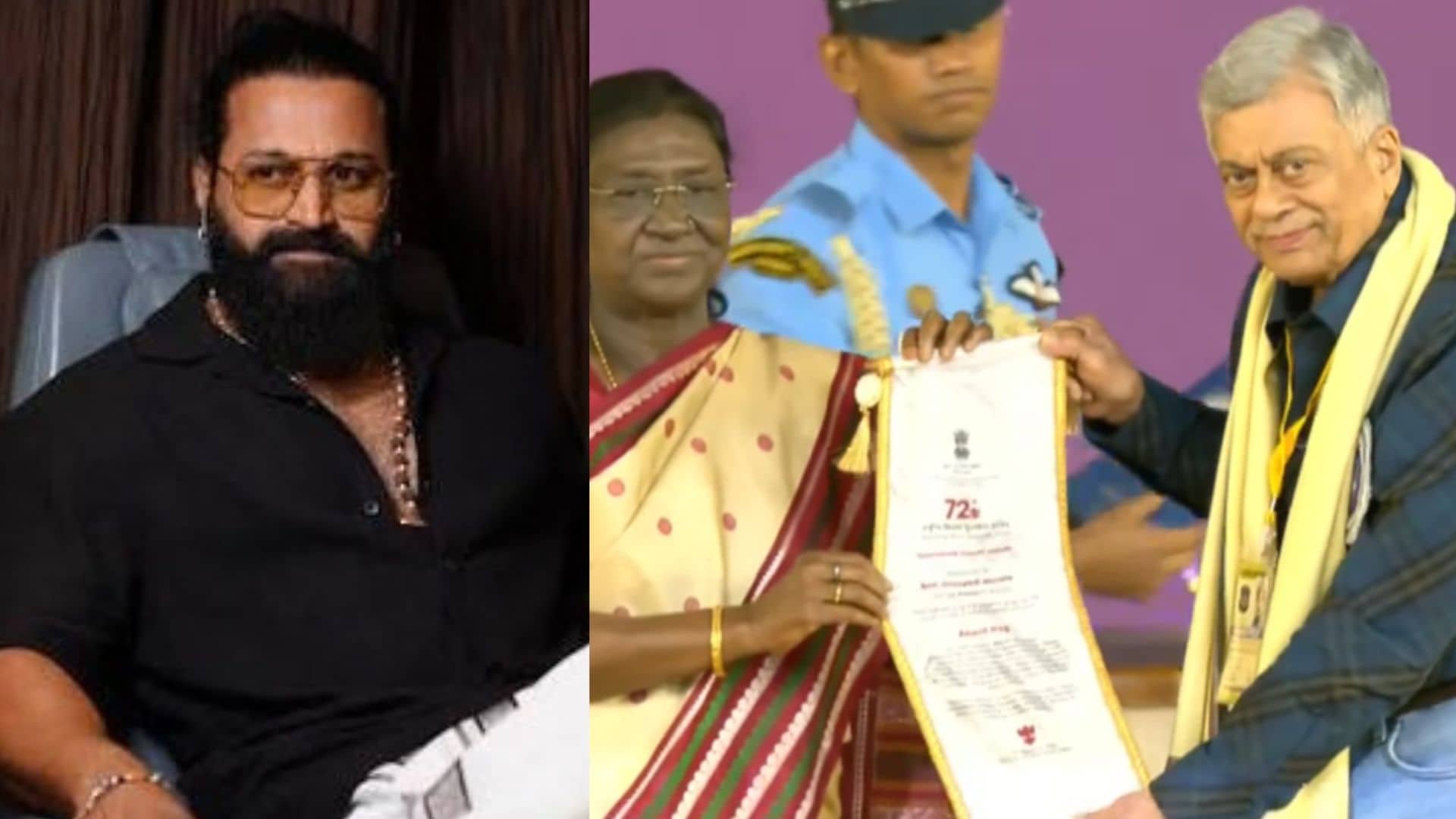 Rishab Shetty Applauds Anant Nag After He Receives Dadasaheb Phalke Award