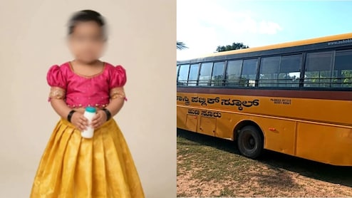 Toddler Dies After School Bus Runs Over Her In Mysuru