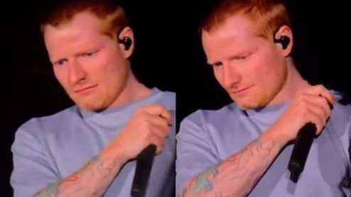 Ed Sheeran Cries On Stage Over Tour Controversy, Doesn't Mention Israel