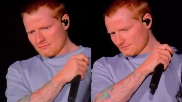 Ed Sheeran Cries On Stage Over Tour Controversy, Doesn't Mention Israel