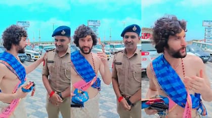द्वारका में खोया विदेशी कृष्णभक्त का पर्स, पुलिस ने ढूंढकर लौटाया तो बन गया जबरा फैन,देखें वीडियो