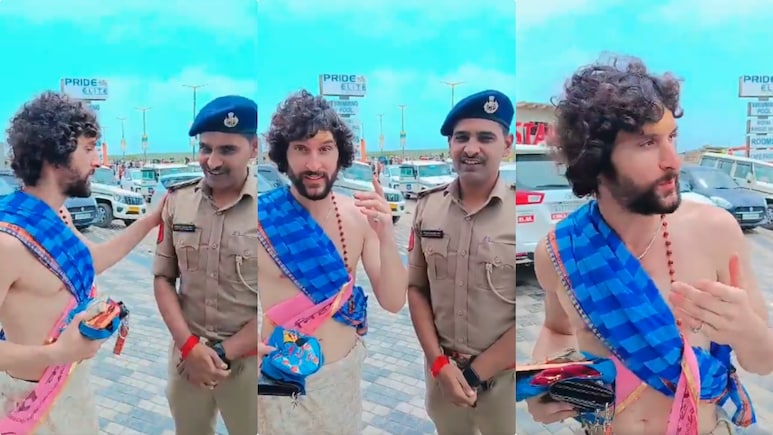 द्वारका में खोया विदेशी कृष्णभक्त का पर्स, पुलिस ने ढूंढकर लौटाया तो बन गया जबरा फैन,देखें वीडियो
