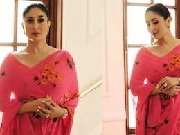 Kareena Kapoor Turns Modern Maharani In Vibrant Pink Saree For <i>Daayra</i> Promotions