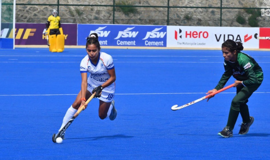India thrash Pakistan 19-0 to reach Women’s Junior Asia Cup semi-finals