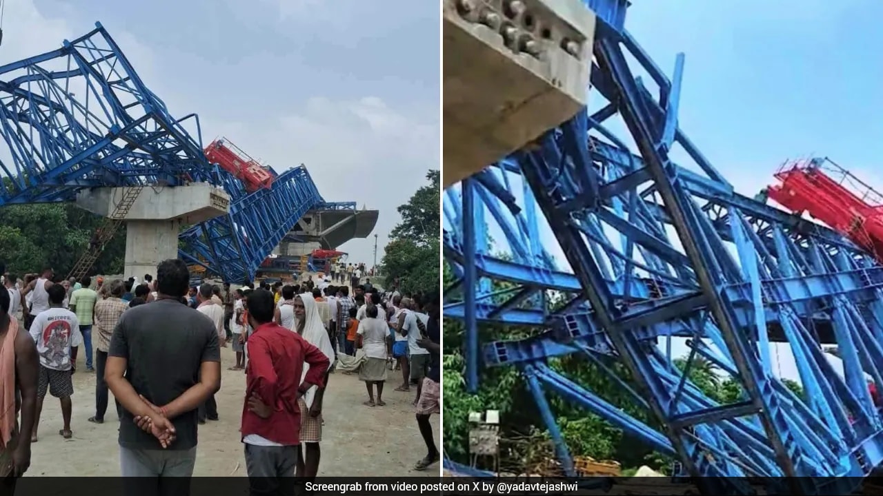 Dozens Injured As Beam Launches Used For Bridge Construction Crashes In Bihar
