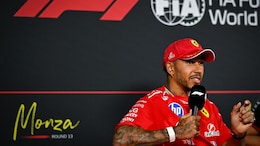 Lewis Hamilton Drives His Ferrari Dream At Monza