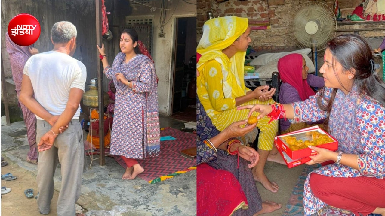 नेहा जोशी की तरह उम्मीदवार घर-घर जाकर प्रचार कर रहे हैं