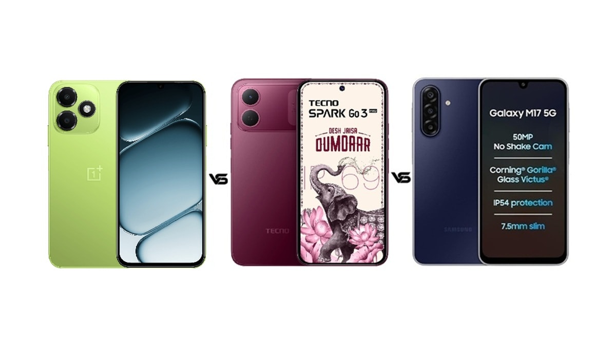 OnePlus N6 Lite vs Tecno Spark Go 3 Pro vs Samsung Galaxy M17 5G: जानें कौन सा है बेस्ट