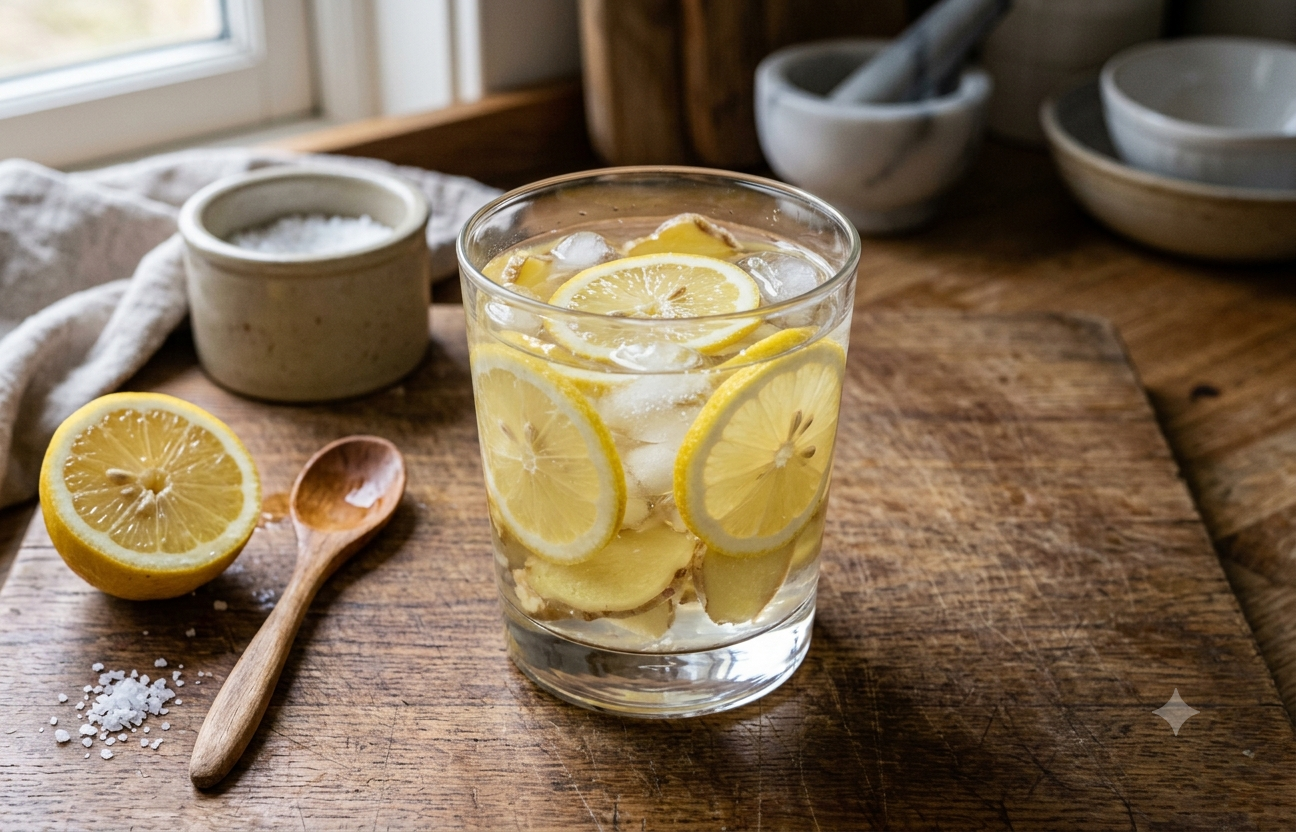 Soaked ginger in lemon and salt could help people with their appetite