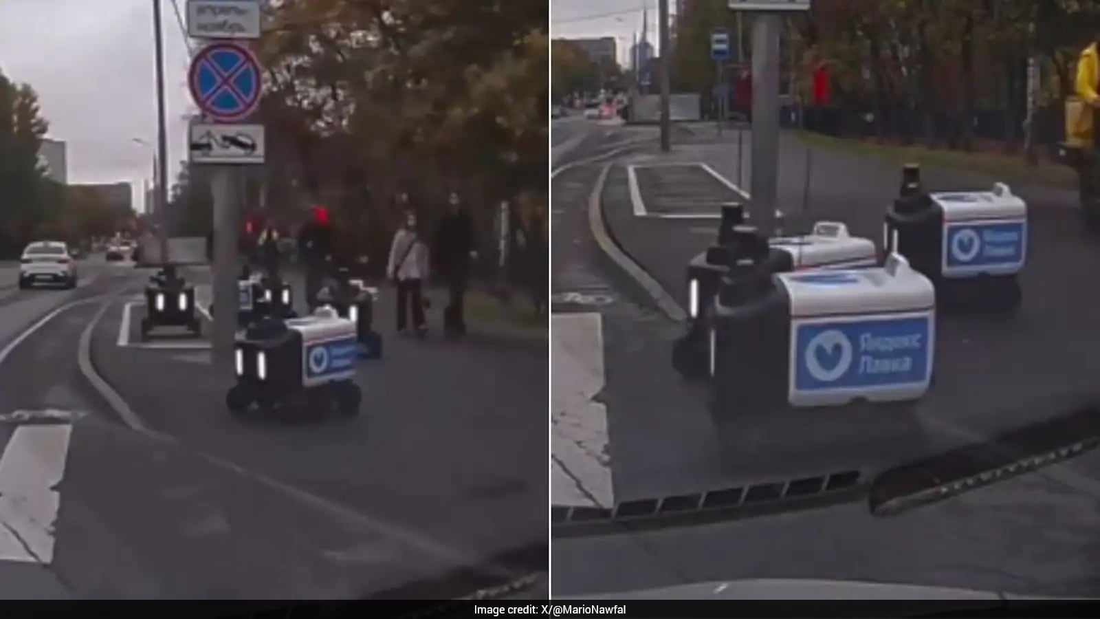 Delivery Robots Trigger Brief Traffic Jam In St. Petersburg